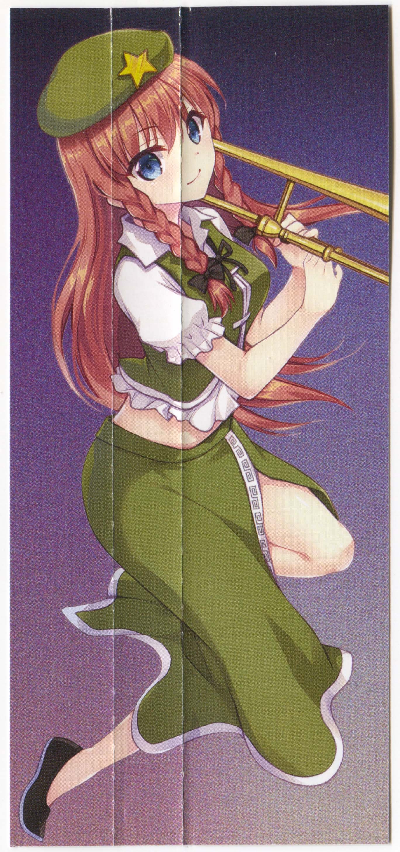 表情が素晴らしく明るく楽しい　ジャズバンドカラ−人形　元の金額に戻しました。 東方爆音ジャズ6】蓬莱人形 / エクステンドアッシュ・月まで届け